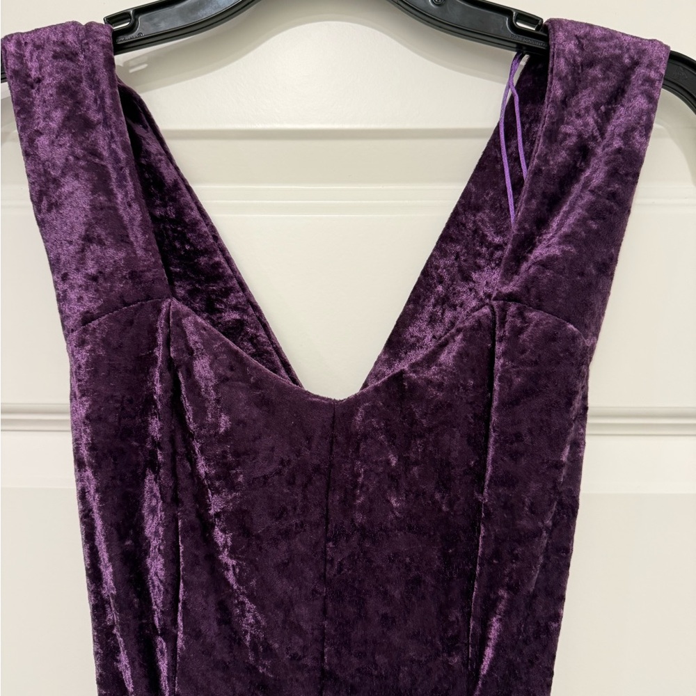 Vintage Christine’s/A’Gaci Elegant Purple Velvet Dress